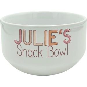 Brand New Julie’s Snack Bowl White Ceramic Gift Kitchen